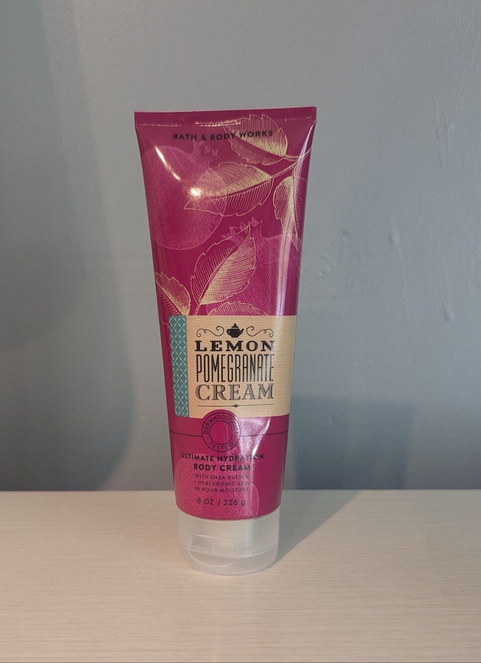 Bath & Body Works Lemon Pomegranate Cream Body Cream - Bright Pink